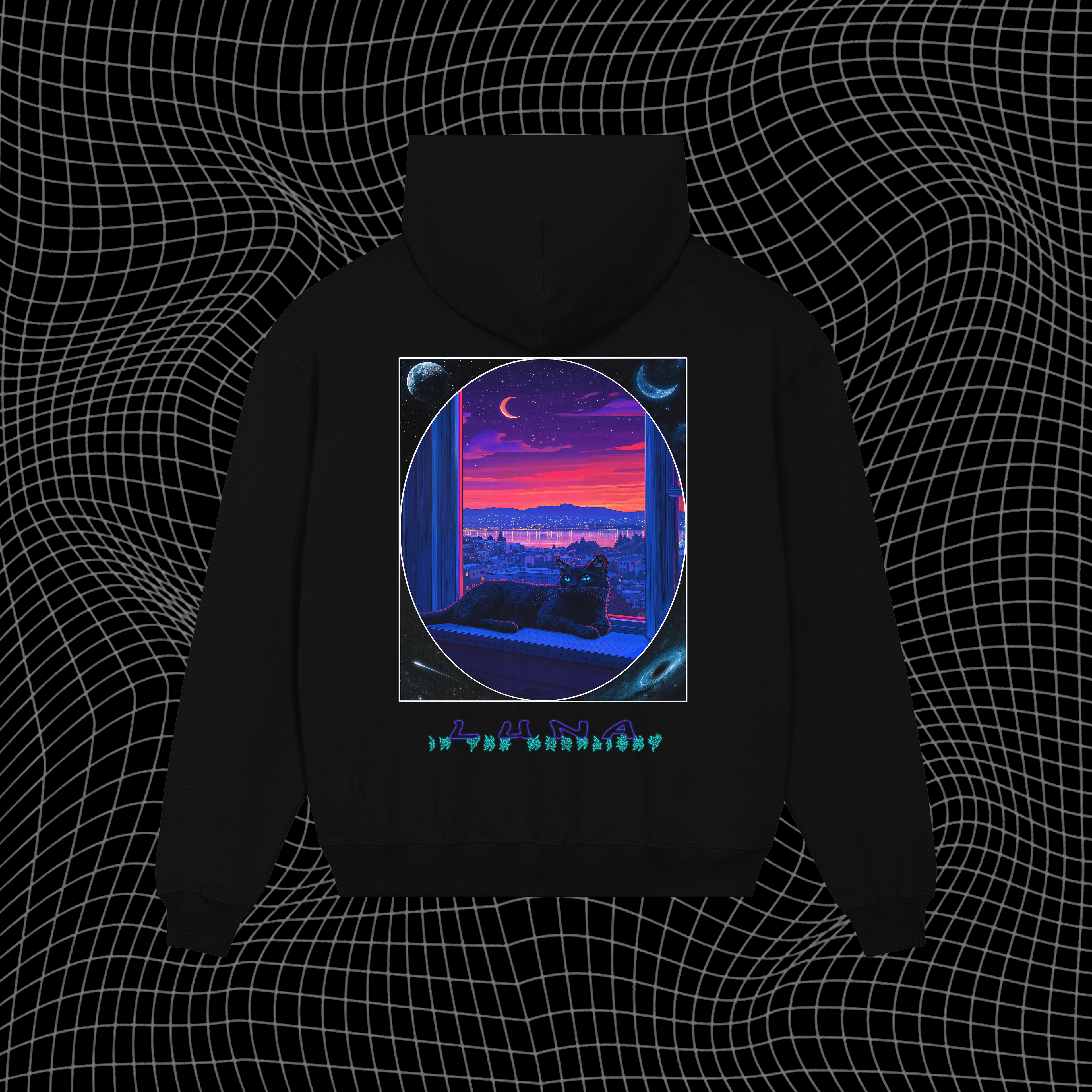 Luna in the Moonlight Hooded Sweatshirt