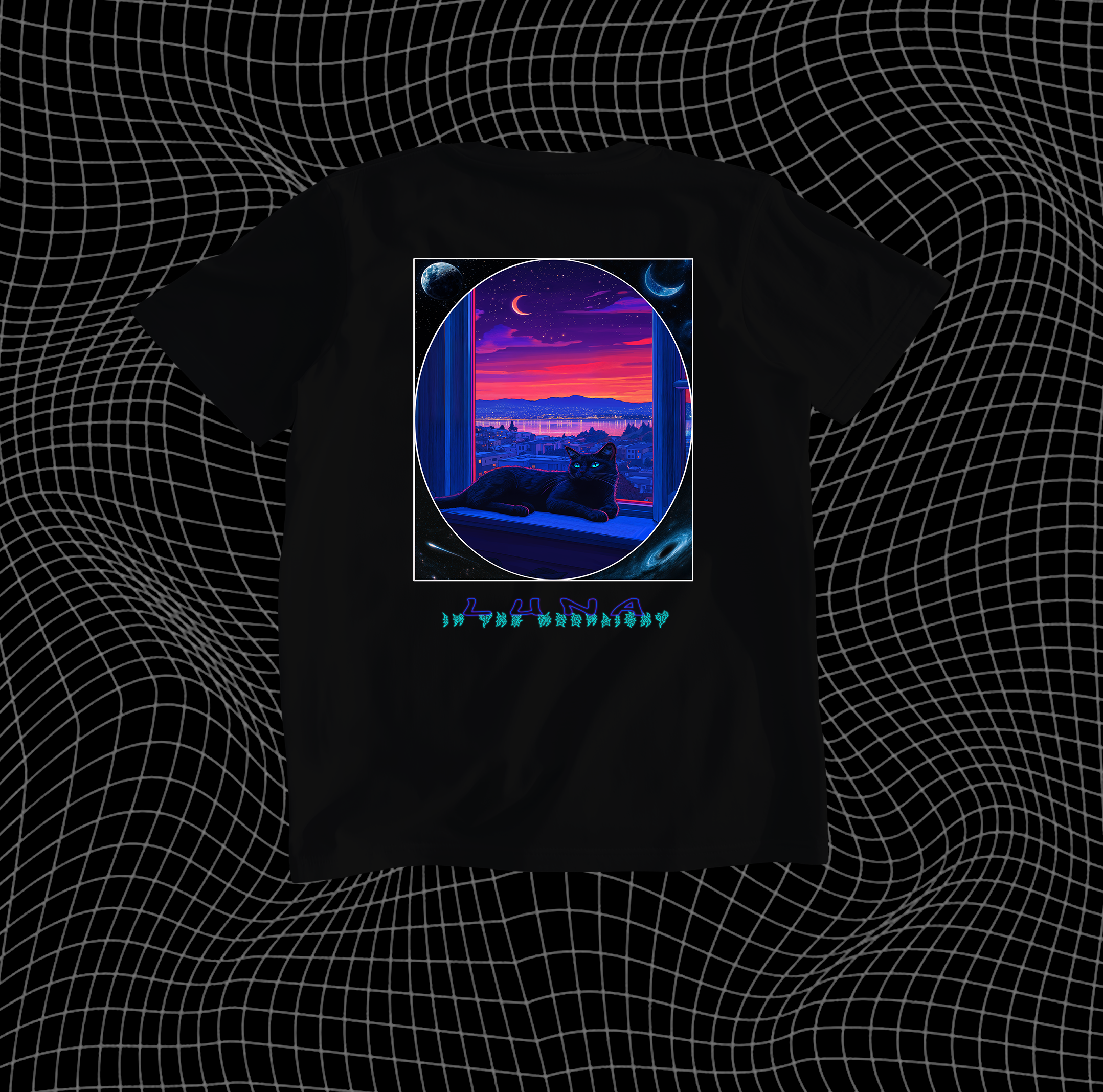 Luna in the Moonlight Oversized Tee