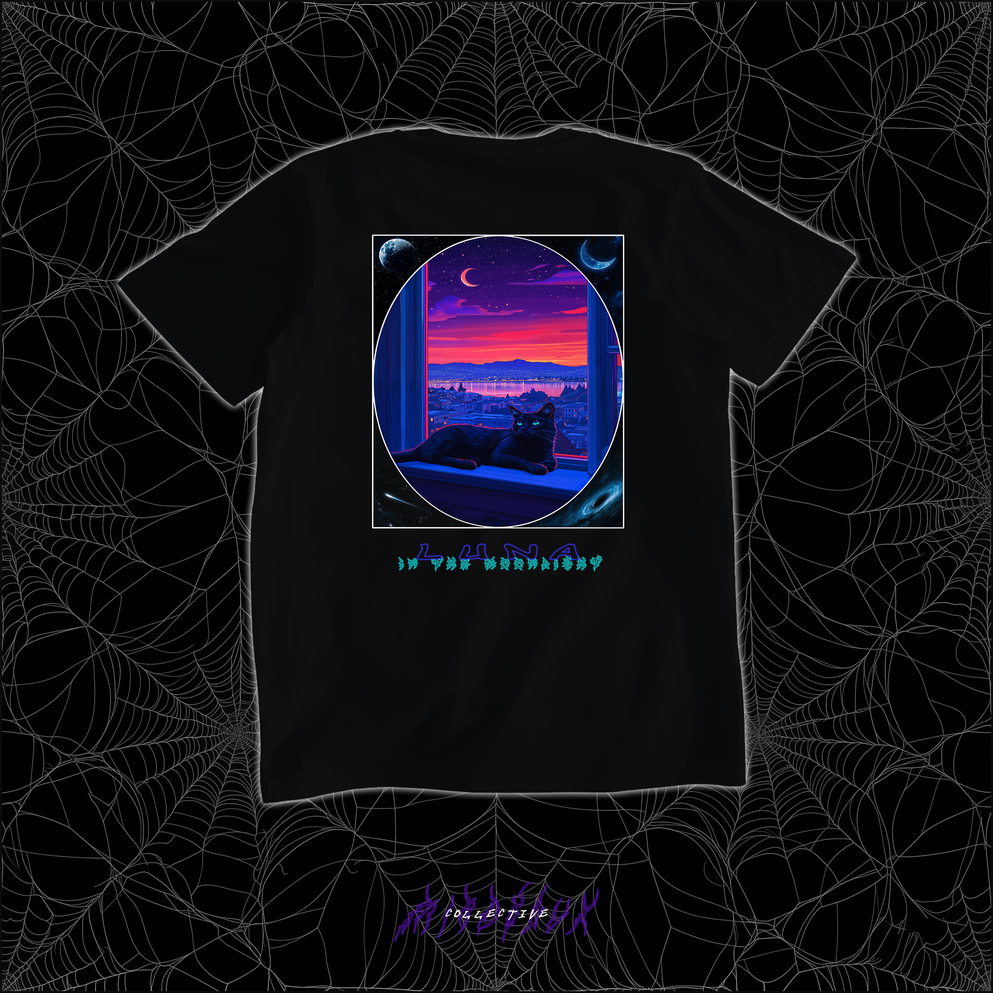 Luna in the Moonlight Oversized Tee